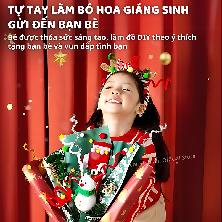 Mua Kẽm nhung trang trí cây thông Noel Chính hãng Giá tốt - Hình ảnh 5
