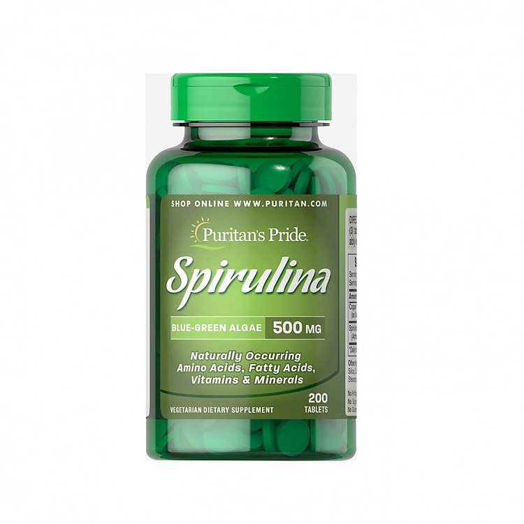 Tảo soắn Spirulina Puritan's Pride từ Mỹ