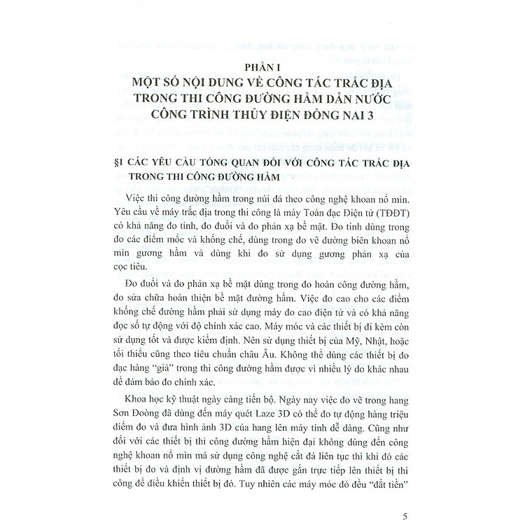Sổ Tay Công Tác Trắc Địa Trong Thi Công Đường Hầm Và Công Trình Thủy Điện - Ảnh 3