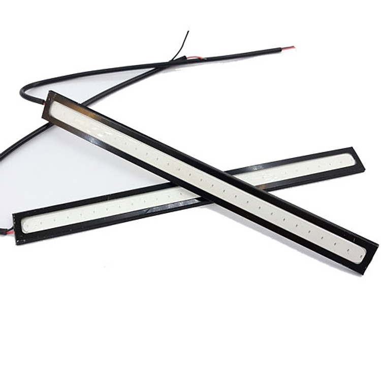 Bộ 2 Đèn Led Ban Ngày 17CM Siêu Mỏng Công Suất Cao