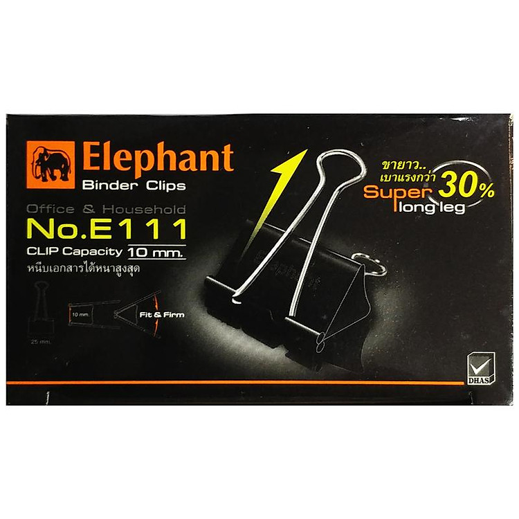 Kẹp Bướm 25mm (12 chiếc) - Ảnh 3