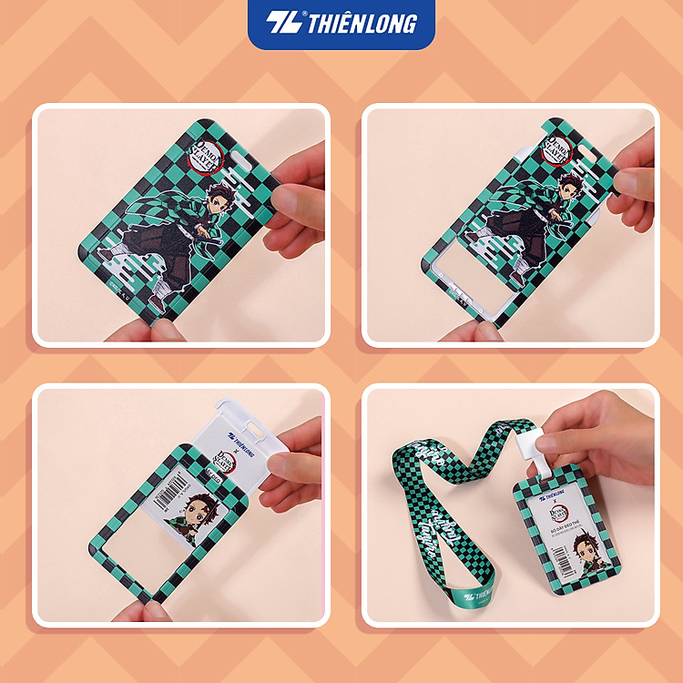 Dây Thẻ Đeo Bảng Tên Nhân Viên Sinh Viên Demon Slayer - Hồng - Ảnh 5