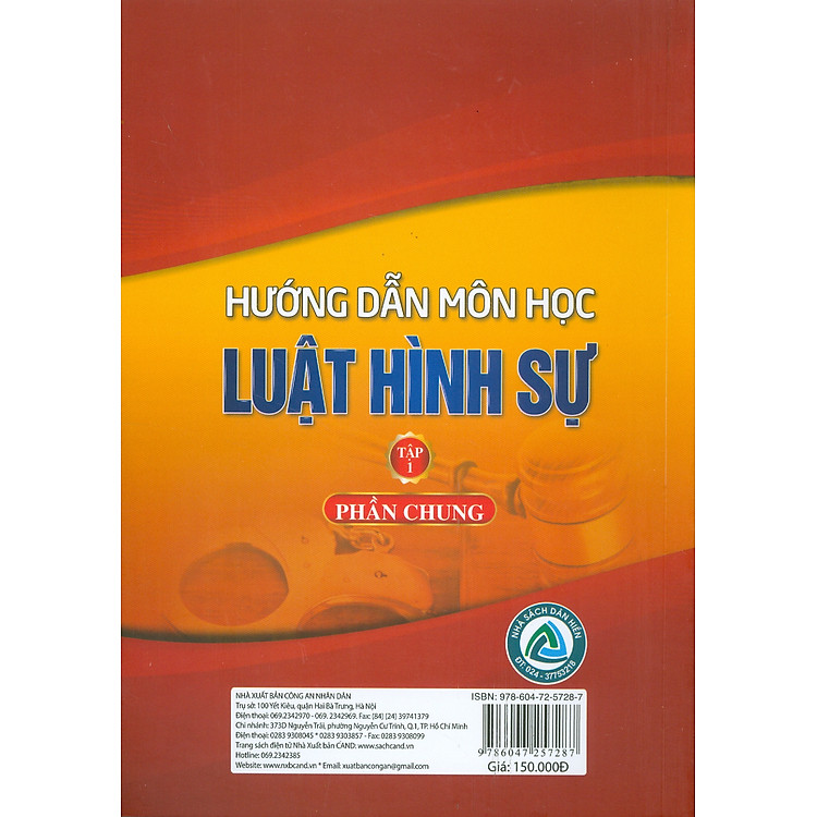 Hướng Dẫn Môn Học LUẬT HÌNH SỰ - Tập 1 - Ảnh 2