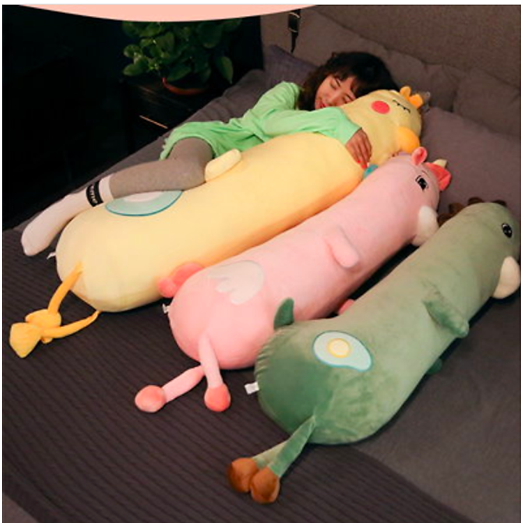 Mua Thú nhồi bông khủng long cute 120cm Chính hãng Giá tốt - Hình ảnh 3