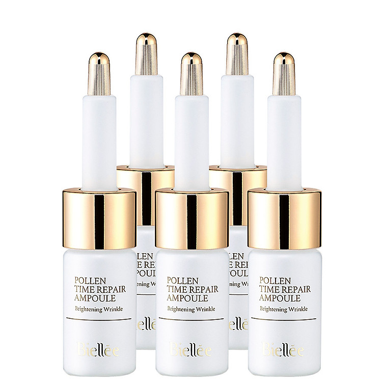 Bộ 05 lọ Tinh chất dưỡng trắng và chống lão hóa da cao cấp Biellee