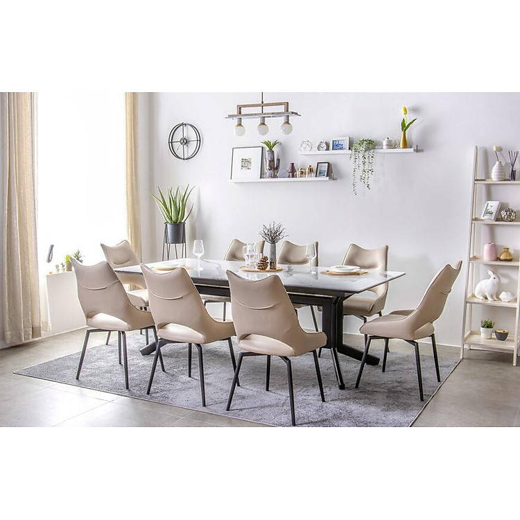 Bộ Bàn ăn 8 chỗ Winston (2200) 1504400001-02