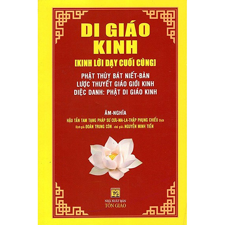 DI GIÁO KINH - KINH LỜI DẠY CUỐI CÙNG
