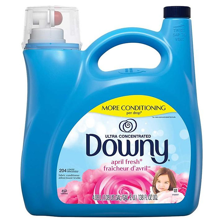 Nước xả vải Downy Ultra Concentrated April Fresh, 5.03L