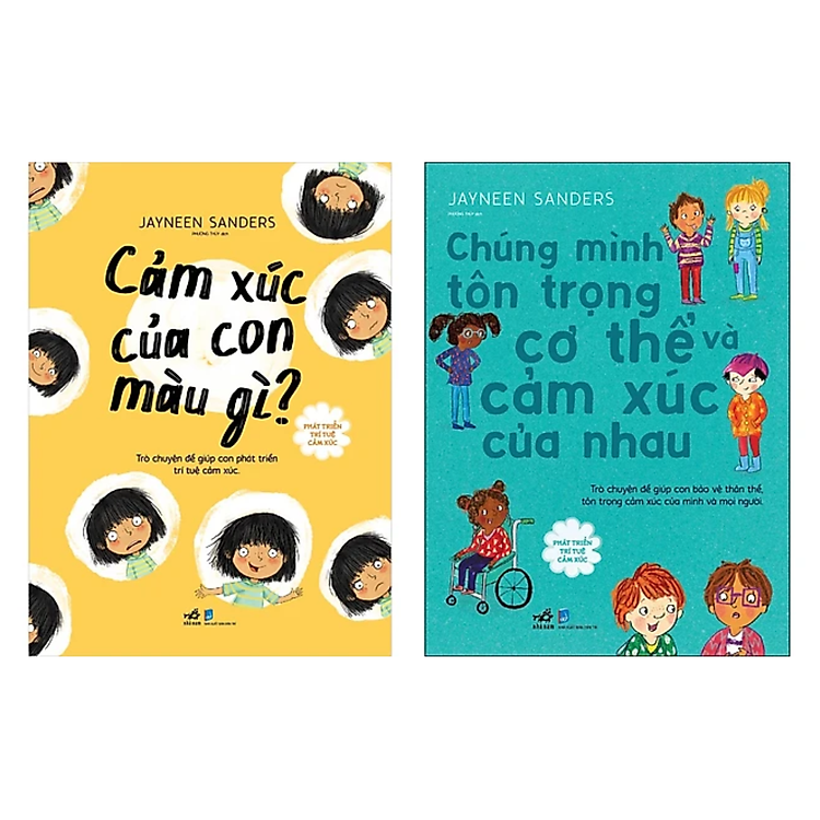 Combo 2 Cuốn Phát Triển Trí Tuệ Cảm Xúc: Cảm Xúc Của Con Màu Gì + Chúng Mình Tôn Trọng Cơ Thể Và Cảm Xúc Của Nhau