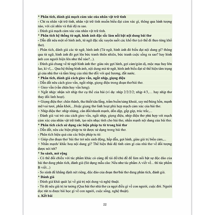 Thực Chiến Viết Bài Văn Nghị Luận Văn Học Thơ Và Truyện Hiện Đại - Ảnh 6