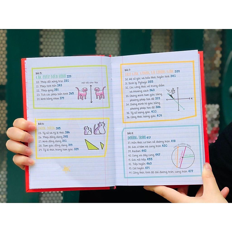 Sổ tay hình học, tổng hợp kiến thức toán hình từ lớp 8 đến lớp 12 - Ảnh 5