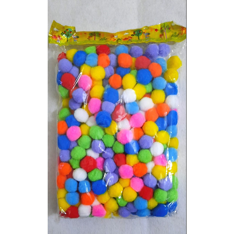 Túi hạt pom hơn 600 hạt kích thước 1.5cm