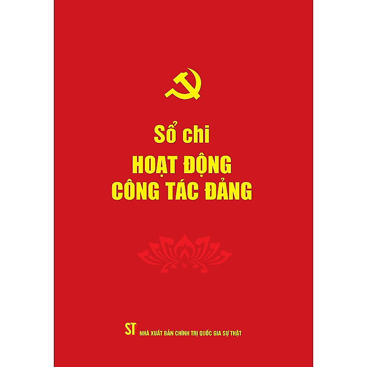 Sổ Chi Hoạt Động Công Tác Đảng