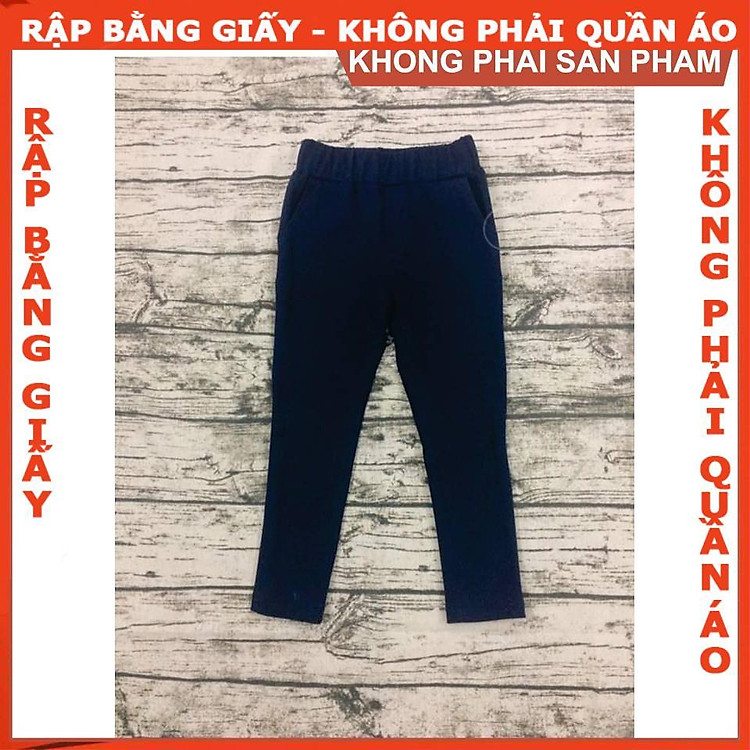 Rập giấy quần dài thun bé trai mã B03 (5) - Ảnh 3