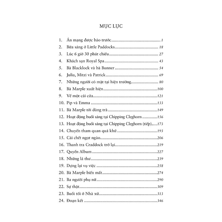 Một Vụ Án Của Jane Marple - Vụ Án Mạng Được Báo Trước - Ảnh 2