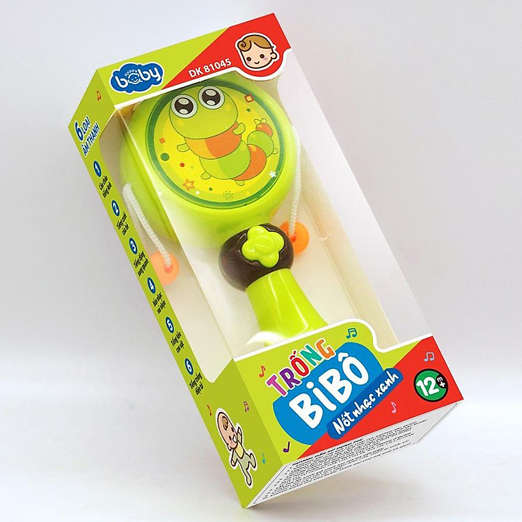 Trống Bi Bô - Nốt Nhạc Xanh Chính hãng Tiết kiệm - Hình ảnh 2