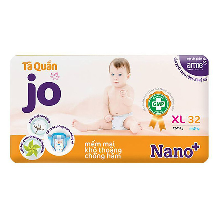 Tã Quần Jo Gói Đại XL32 (32 Miếng)