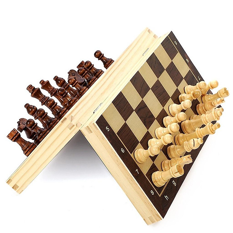 Cờ Vua Gỗ Nam Châm Cao Cấp 29cm Chính hãng Giá tốt - Hình ảnh 5