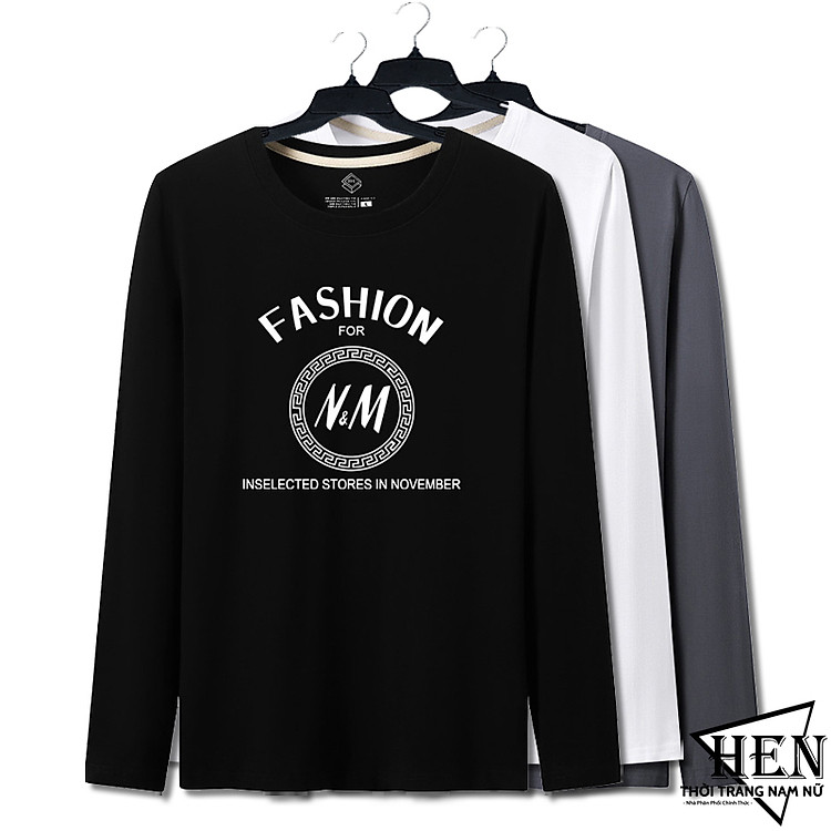 Áo thun nam TinoFun cổ tròn đẹp tay dài mã TT52 phong cách Hàn Quốc form rộng tay lỡ co giãn mùa hè thu