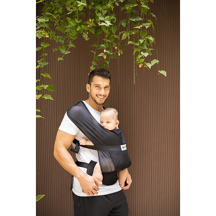 Địu vải BUBI Gen 3 - Đen Chính hãng Giá rẻ - Hình ảnh 5