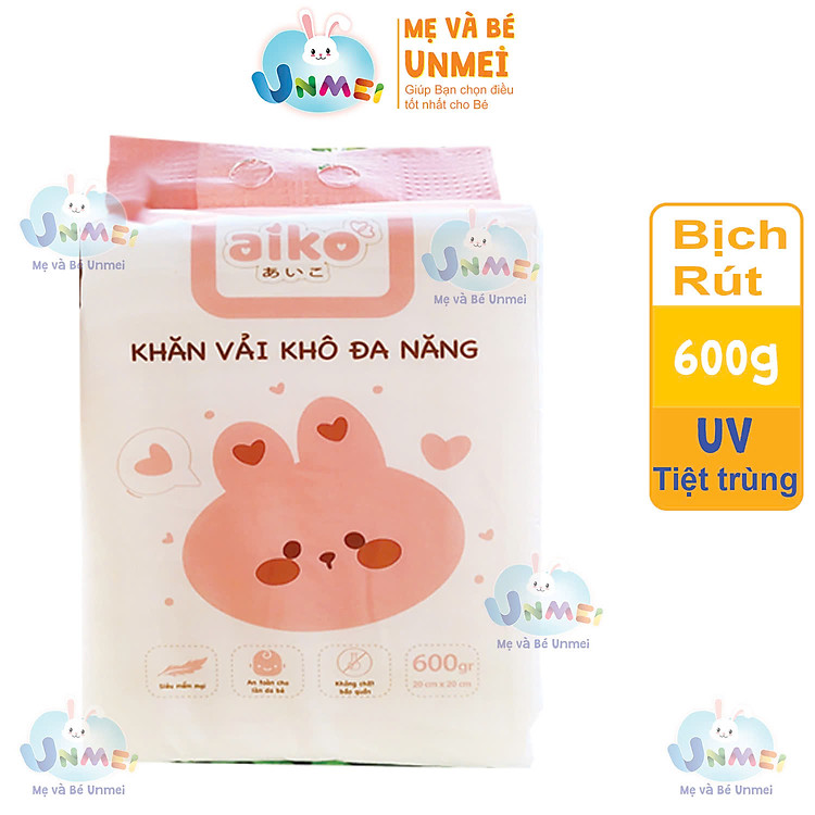 Tìm mua tại Avakids:Khăn Vải Khô Đa Năng Aiko 600g, tràn ngập Khuyến mãi, Ưu đãi