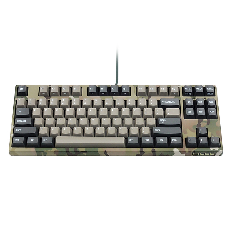 Bàn Phím Cơ Có Dây Filco Majestouch 2 Camouflage-R 87 FKBN87MC/EMR2 Tenkeyless - Hàng Chính Hãng