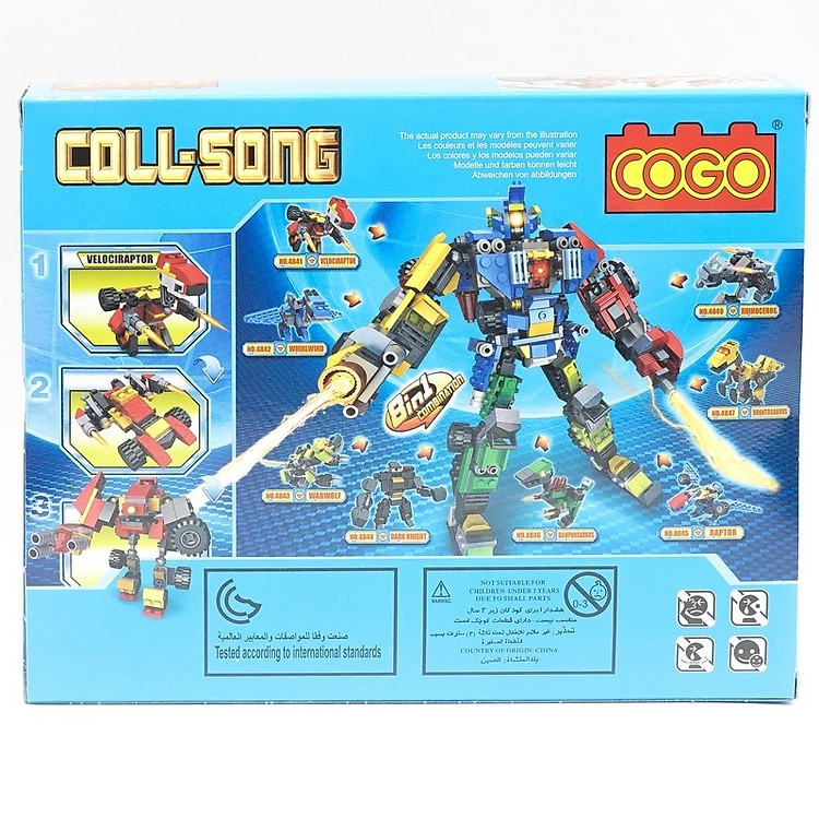 Cogo Robot 3in1 4841 tại Thiên Đường Chính hãng Giá rẻ - Hình ảnh 2