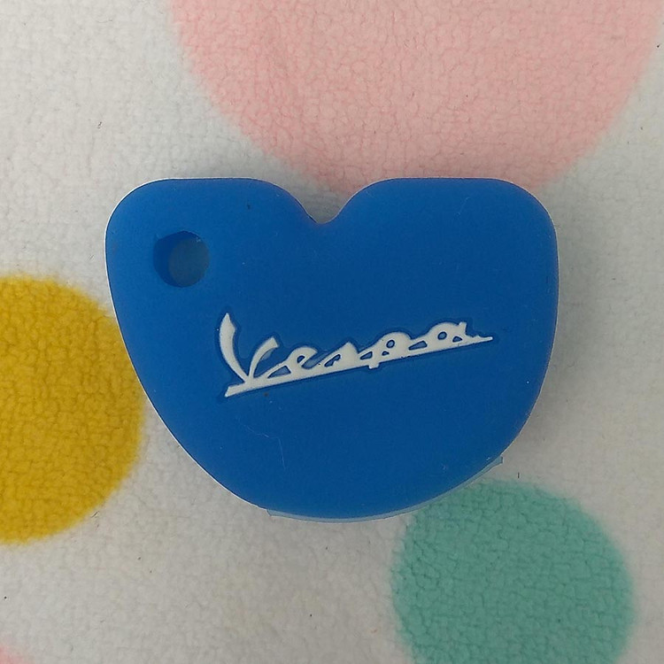 Bọc Silicon chìa khóa xe Vespa (Màu Xanh Dương)