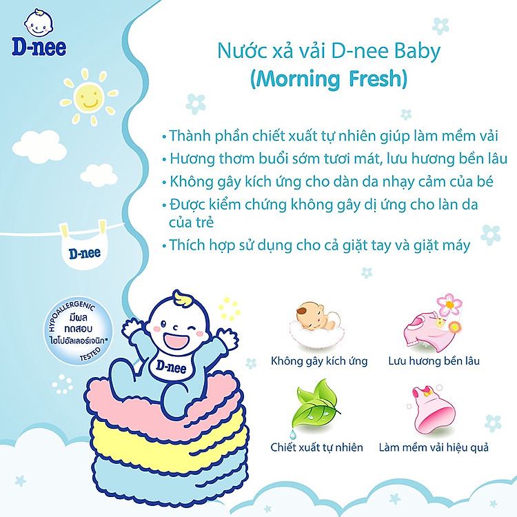 Mua Dung Dịch Xả Quần Áo Cho Bé D-nee Chính hãng Tiết kiệm - Hình ảnh 3