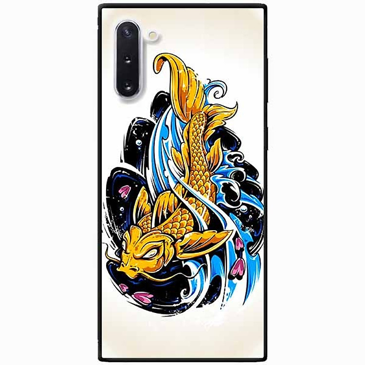 Ốp lưng dành cho Samsung Note 10 mẫu Chép Vàng Nền Sáng