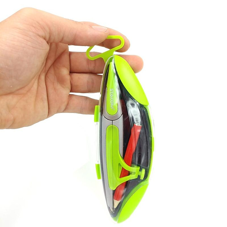 Compa Chì Gỗ Stacom CS104 - Màu Xanh Lá - Ảnh 2