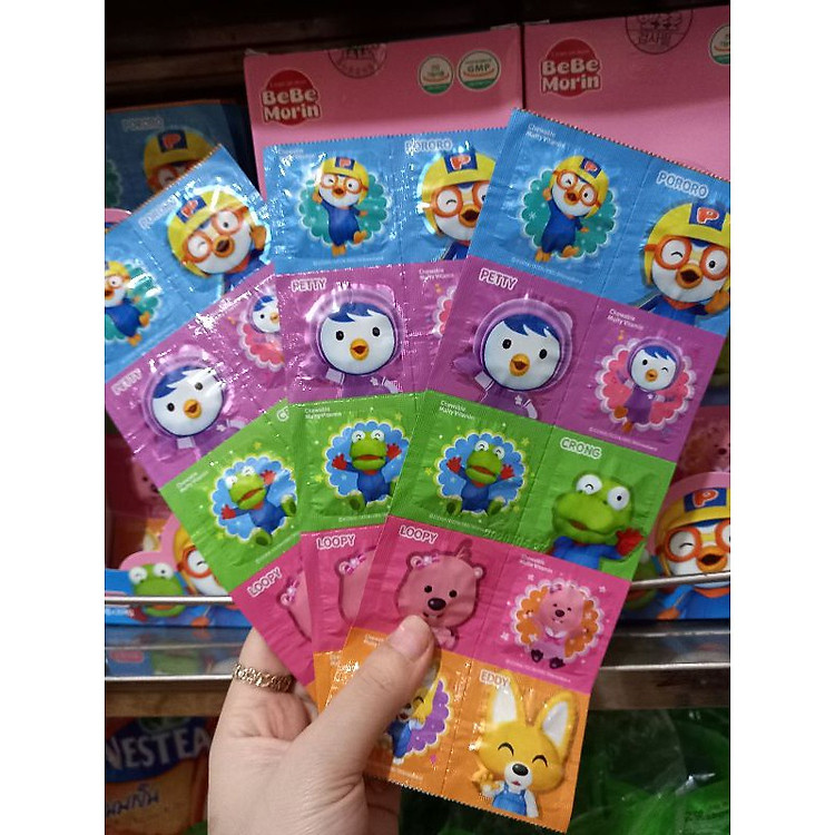 Kẹo ngậm Multi Vtm C&D Hương Đào Vỉ 12gr