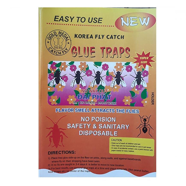 Keo bẫy ruồi Korea Fly Catch (20 miếng)