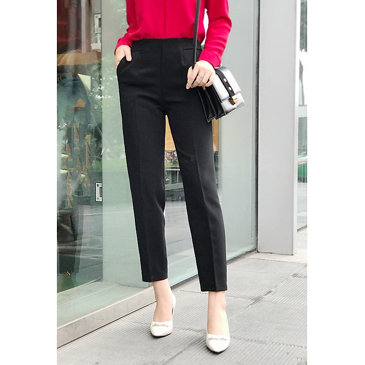 Quần Baggy Tây Nữ Công Sở 001 Lưng Cao