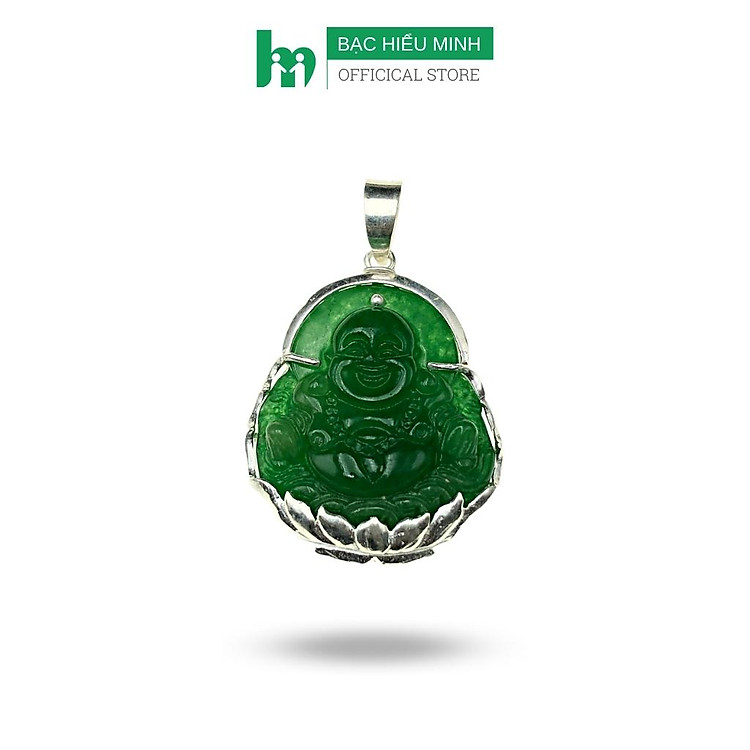 Mặt Dây Chuyền Nam Mặt Phật Di Lặc Bạc Hiểu Minh MDN472