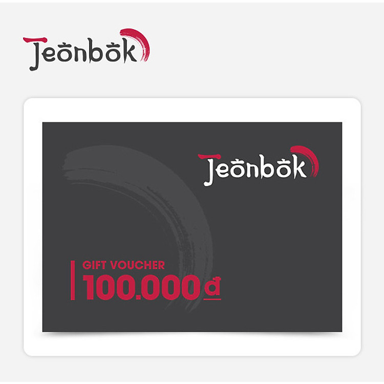 Jeonbok - Phiếu Quà Tặng 100K
