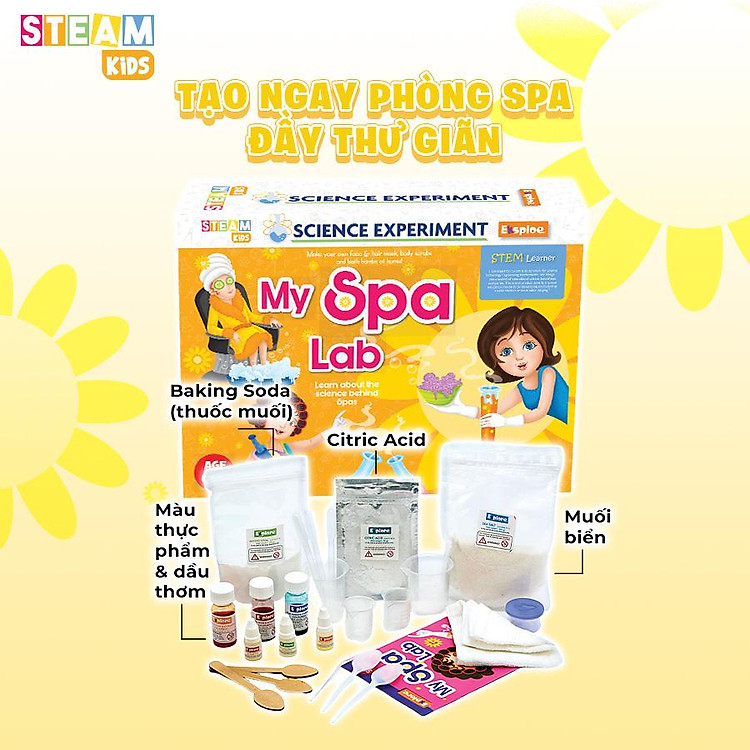 Mua Đồ Chơi Thí Nghiệm Spa STEAM 13016 Chính hãng Giá tốt - Hình ảnh 2