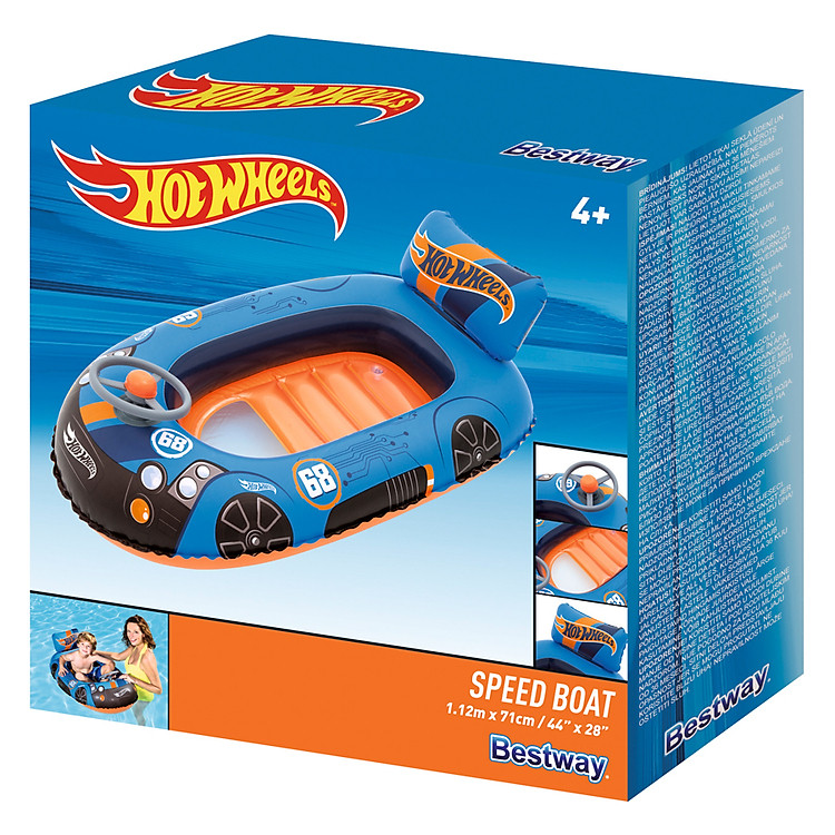 Mua Thuyền Phao Hotwheels Bestway - Shop 123 Chính hãng Giá tốt - Hình ảnh 4
