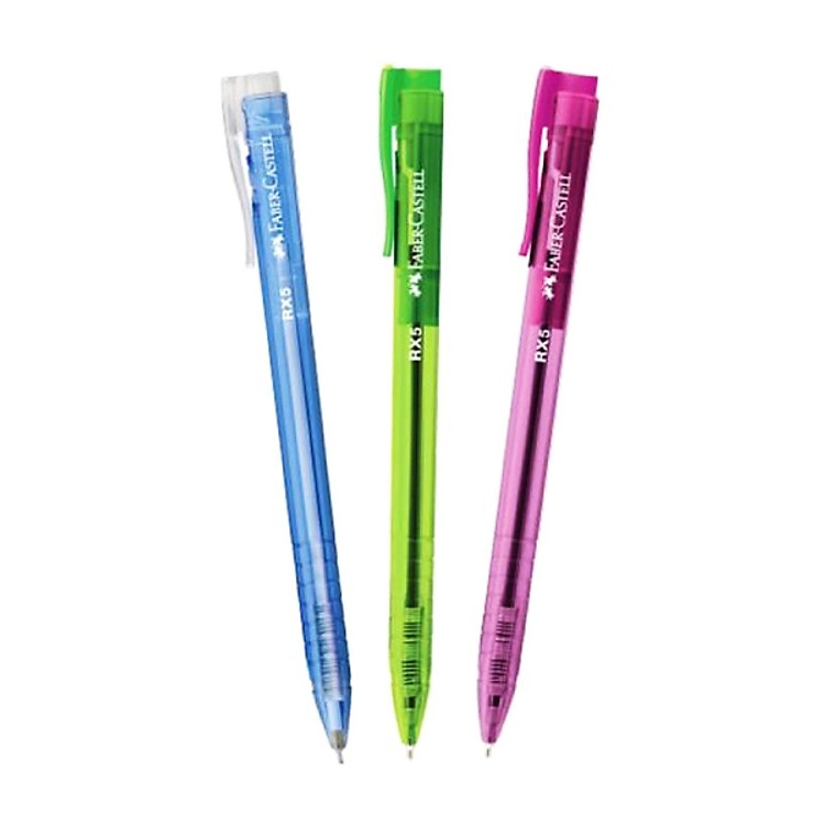 Bộ 3 Bút Bi Faber-Castell RX5 545351P - 0.5mm