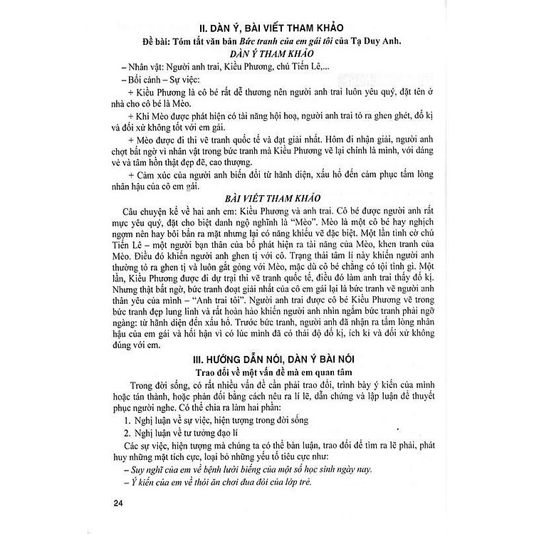 Hướng Dẫn Học Và Làm Bài Ngữ Văn Lớp 7 - Tập 1 - Ảnh 4