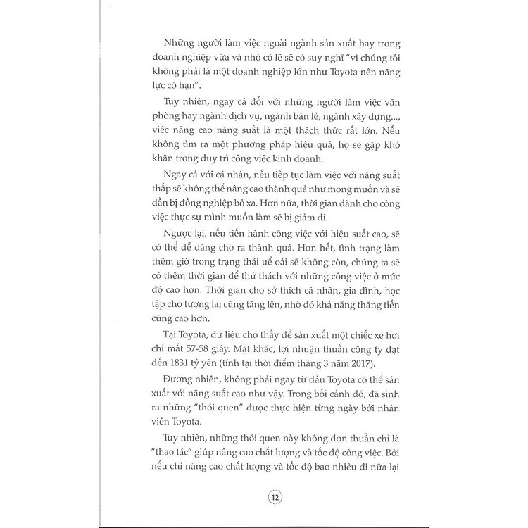 Thói Quen Của Toyota - Nghệ Thuật Nâng Cao Năng Suất Công Việc - Ảnh 2