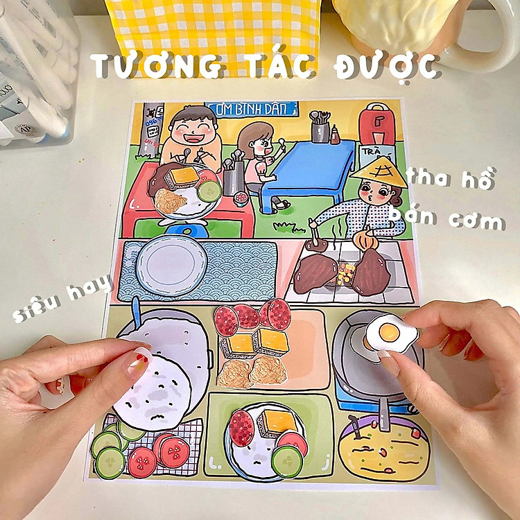 Bộ Tranh Tương Tác Cô Tiên Xanh Chính hãng Ưu đãi - Hình ảnh 4