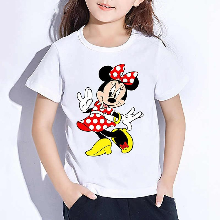 Áo thun chuột Mickey xinh xắn dễ thương chất thun đẹp