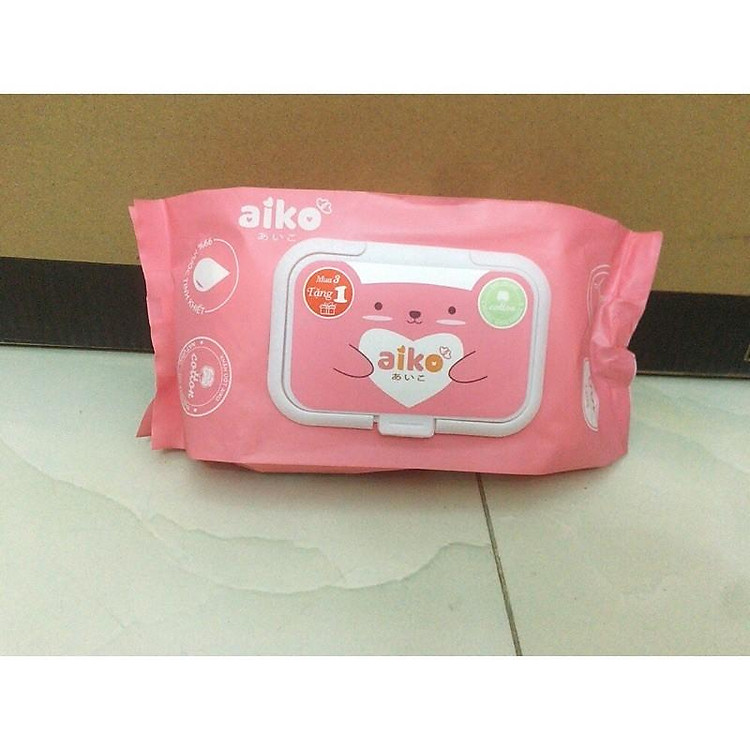 Khăn Ướt Cho Bé AIKO 100 Tờ Uy tín Giá rẻ - Hình ảnh 2