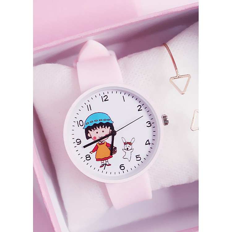 Đồng hồ thời trang nữ dây cao su bé gái Candycat PKHRCAT002 (Đường kính mặt: 36 mm)