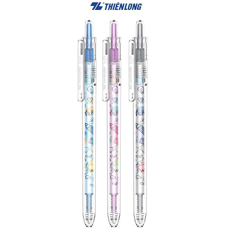 Bút gel Quick Dry Thiên Long GEL-045 - Mực đen - Ảnh 2