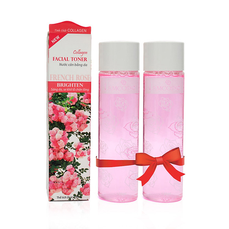 Combo 2 Chai nước cân bằng da dưỡng ẩm, se khít lỗ chân lông Lamcosmé (120ml)