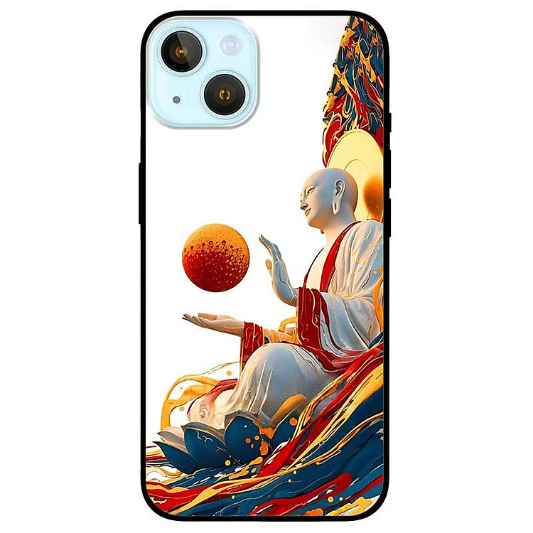 Ốp lưng cho IPhone 12 - 12 Pro - 12 Pro Max - 13 Mini - 13 - 13 Pro - 13 Pro Max - Phật Đủ Màu - Hàng Chính Hãng