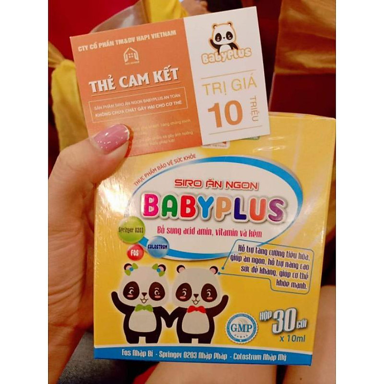 Mua Siro Ăn Ngon BaBy Plus Tăng Cân Chính hãng Tiết kiệm - Hình ảnh 3