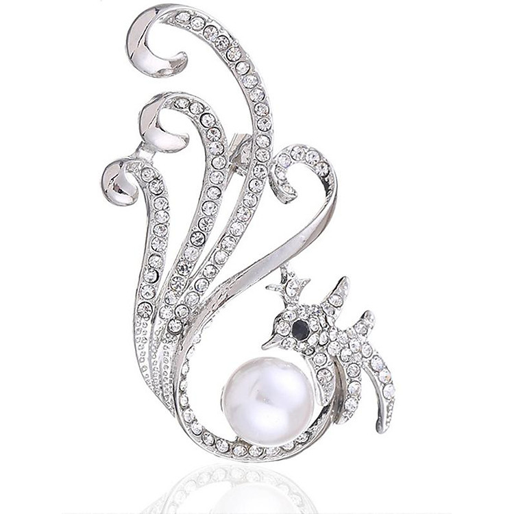 Cài áo Phượng hoàng bạch kim